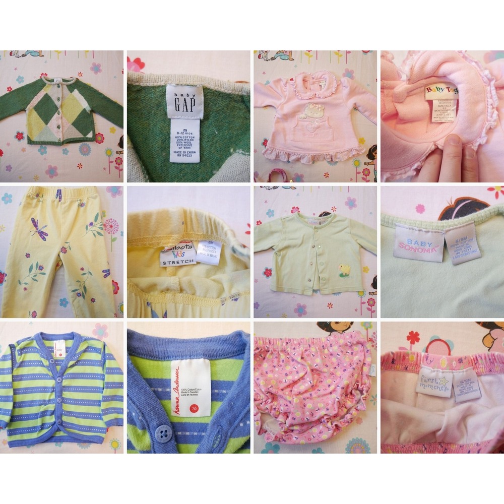 Lot‎ of 18 Baby Girl Items Size 6-9 Months *SEE PHOTOS*